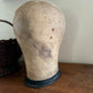 Antique canvas mannequin head form