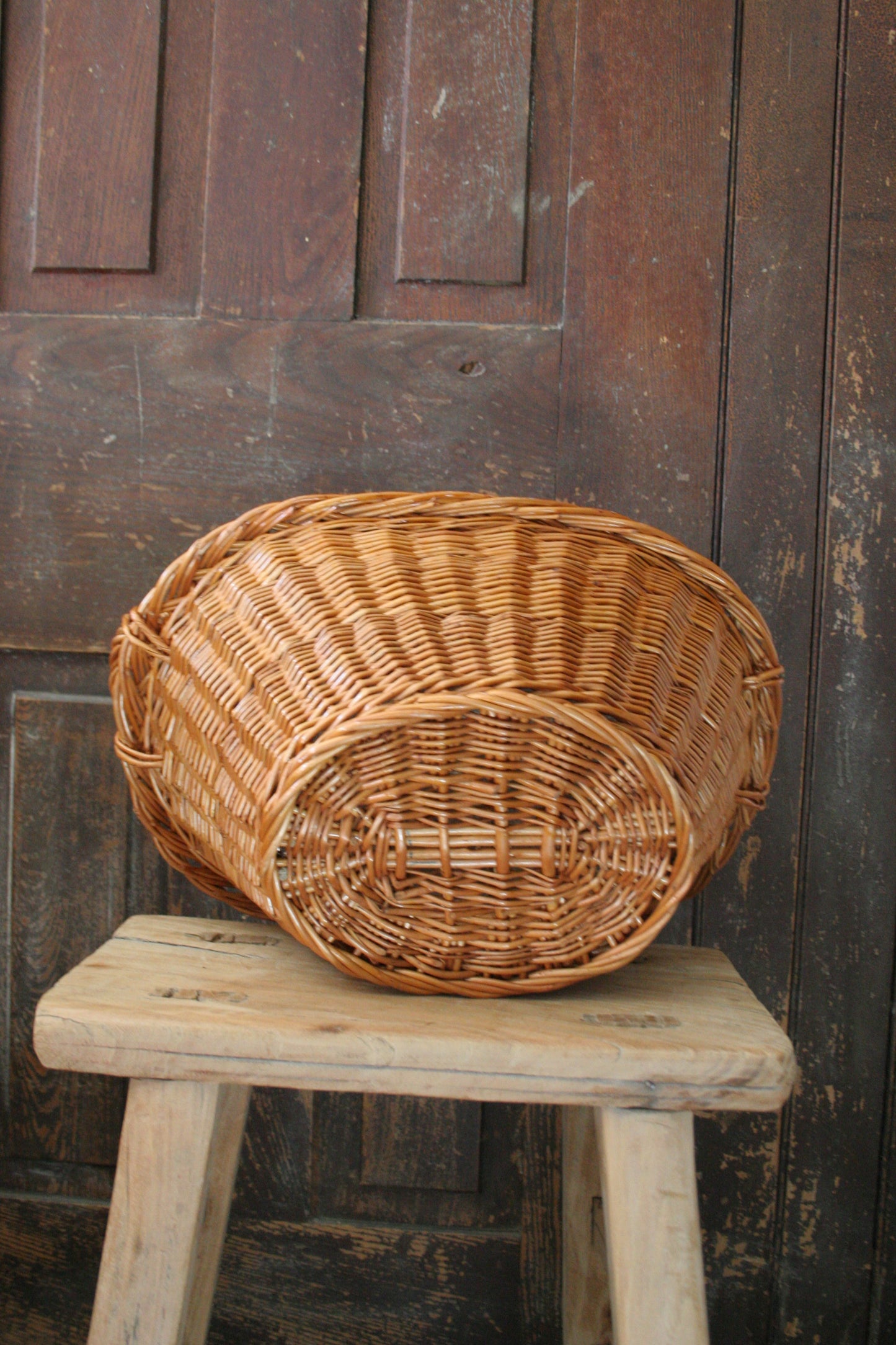 Vintage small French basket