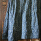 Antique victorian calico blue house dress