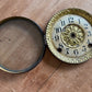 Vintage metal clock face