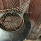 Vintage large metal fishing net