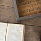 Antique bible & bible box