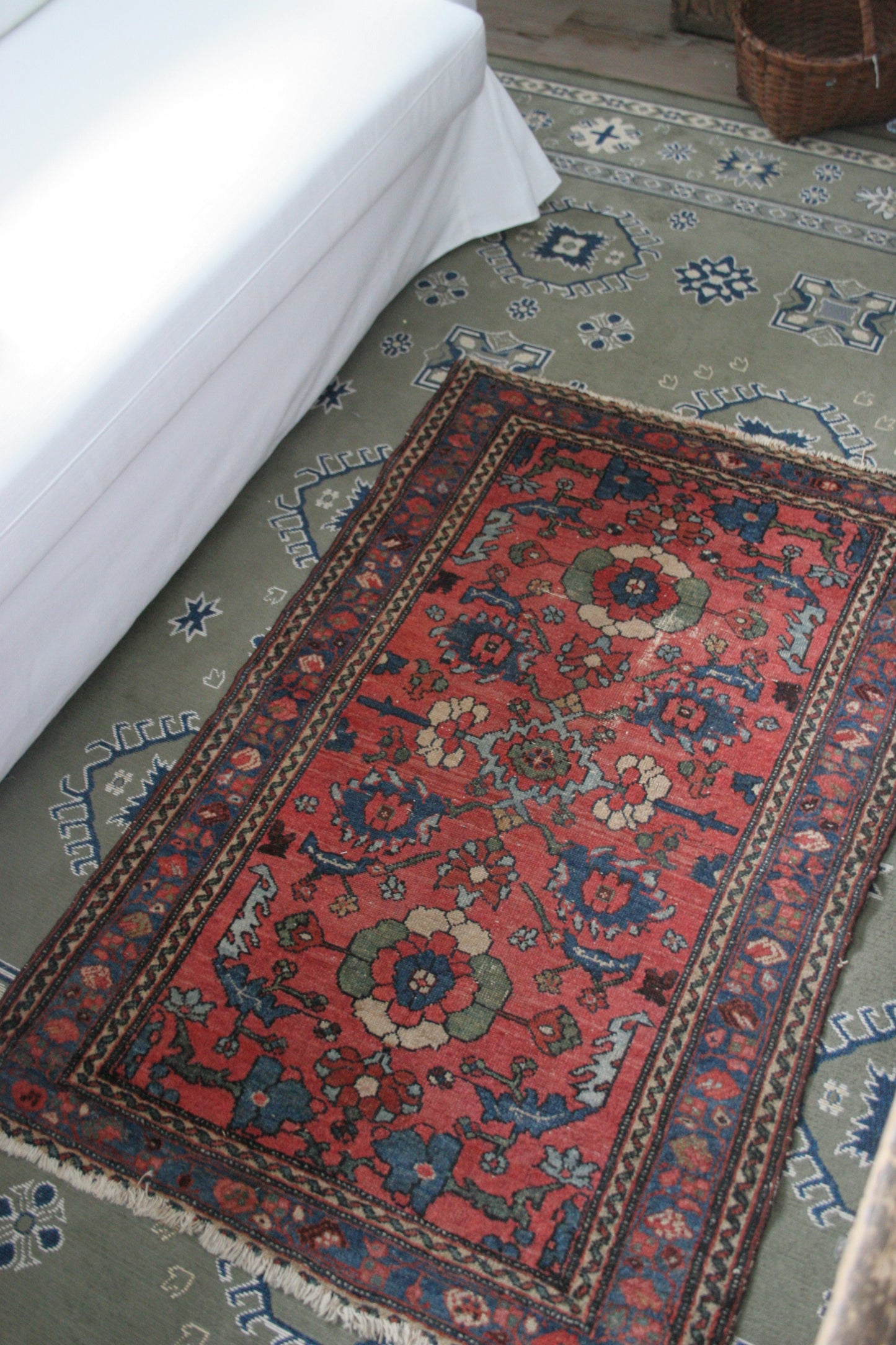 Antique Turkish rug 4x3