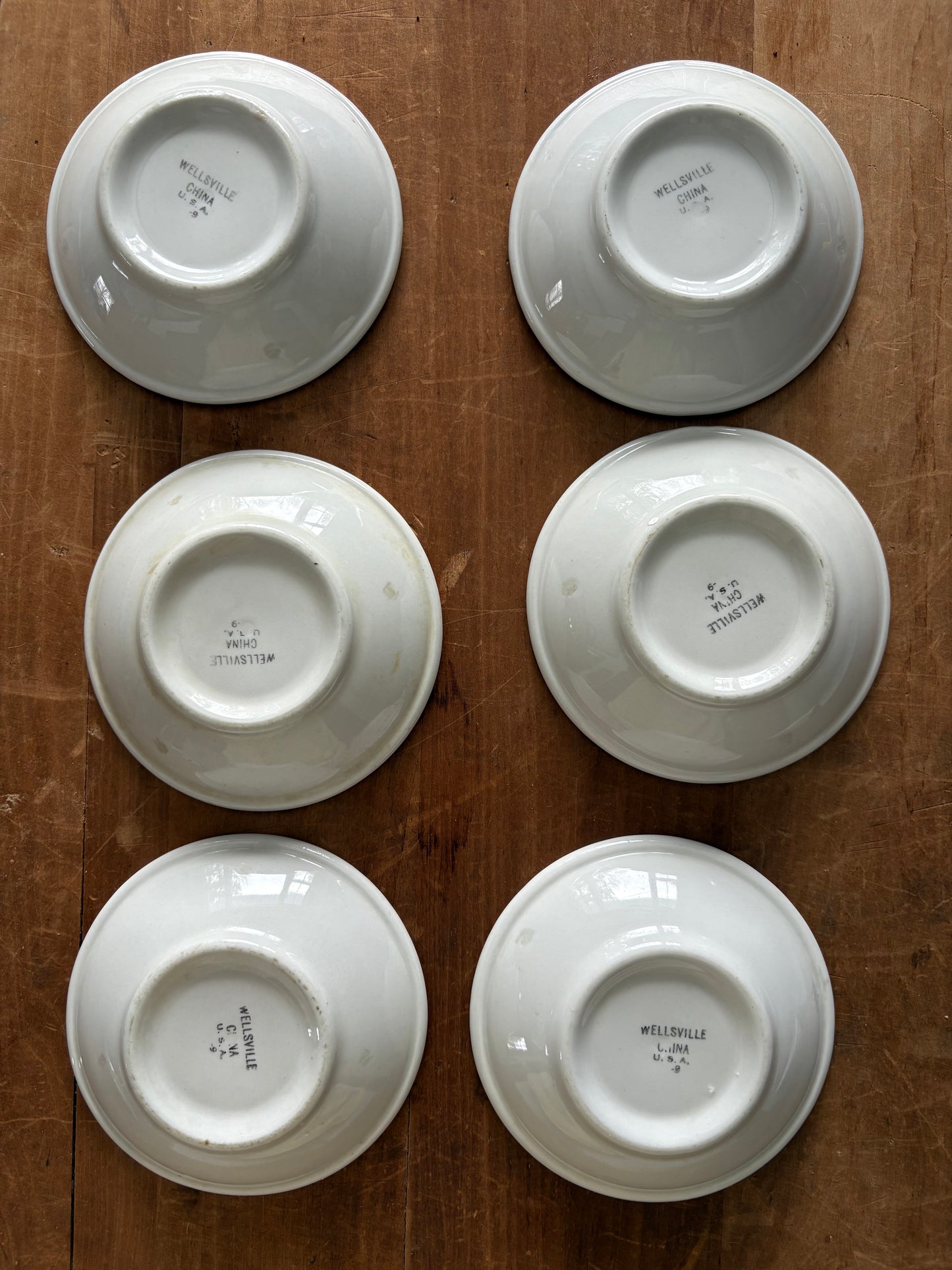 Vintage small stoneware plates