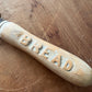 Antique wooden bread knife by Thomas Turner & Co. in Sheffield, England