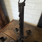 Antique wrought iron candle chandelier