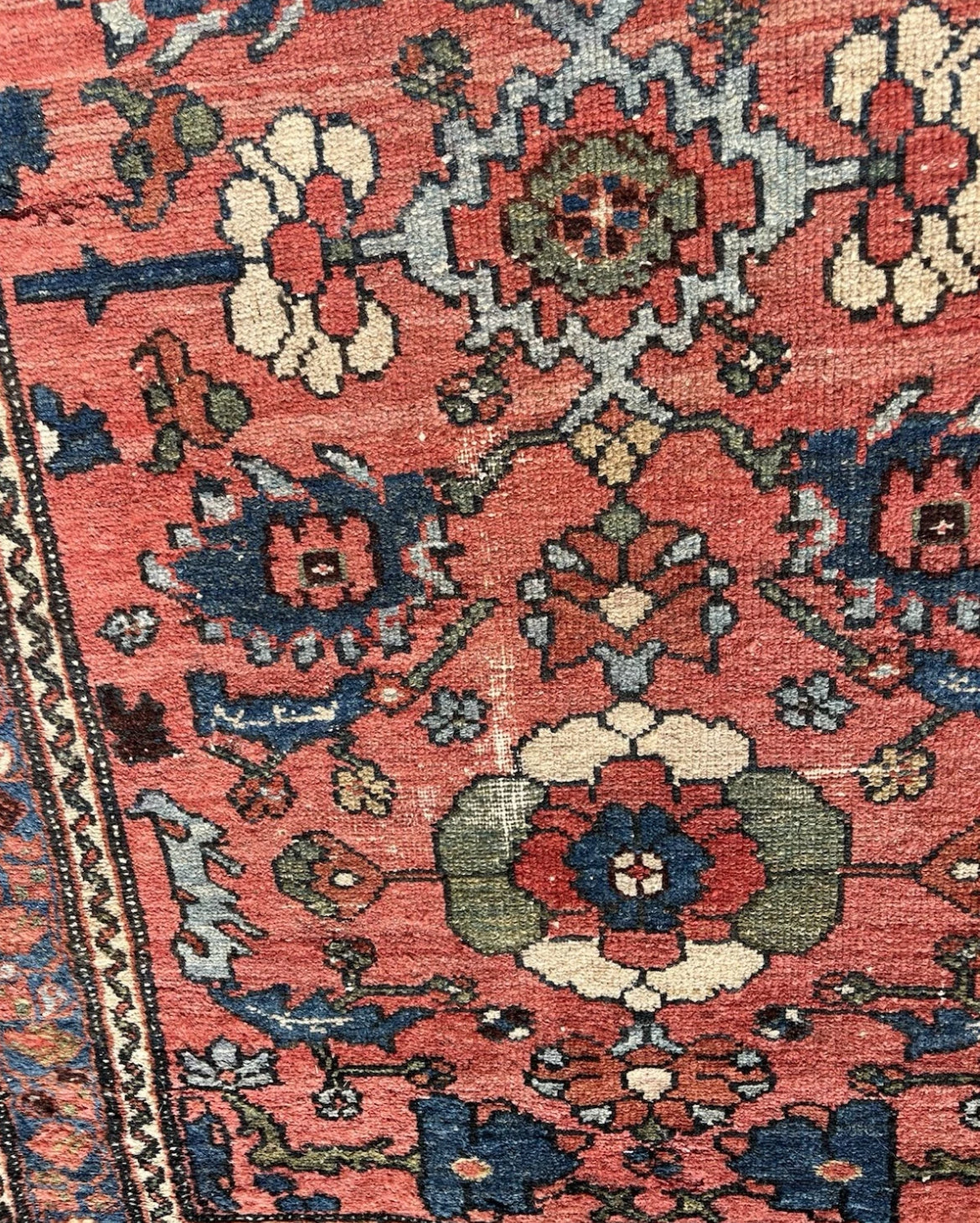 Antique Turkish rug 4x3