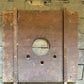 Early wooden clock face