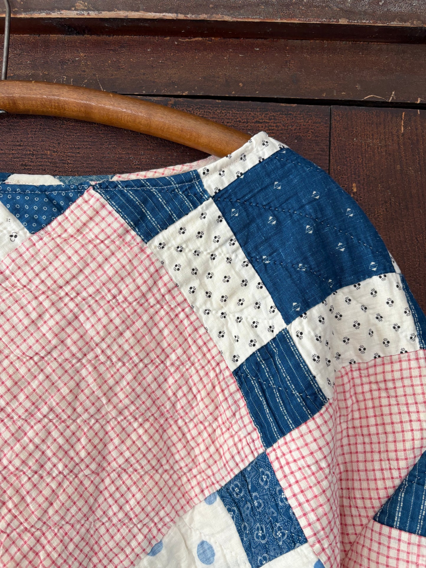 Vintage handmade quilt crewneck
