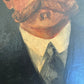Antique portrait of man on board