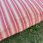 Vintage ticking stripe feather mattress