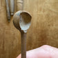 Antique primitive wooden salt spoon
