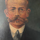 Antique portrait of man on board