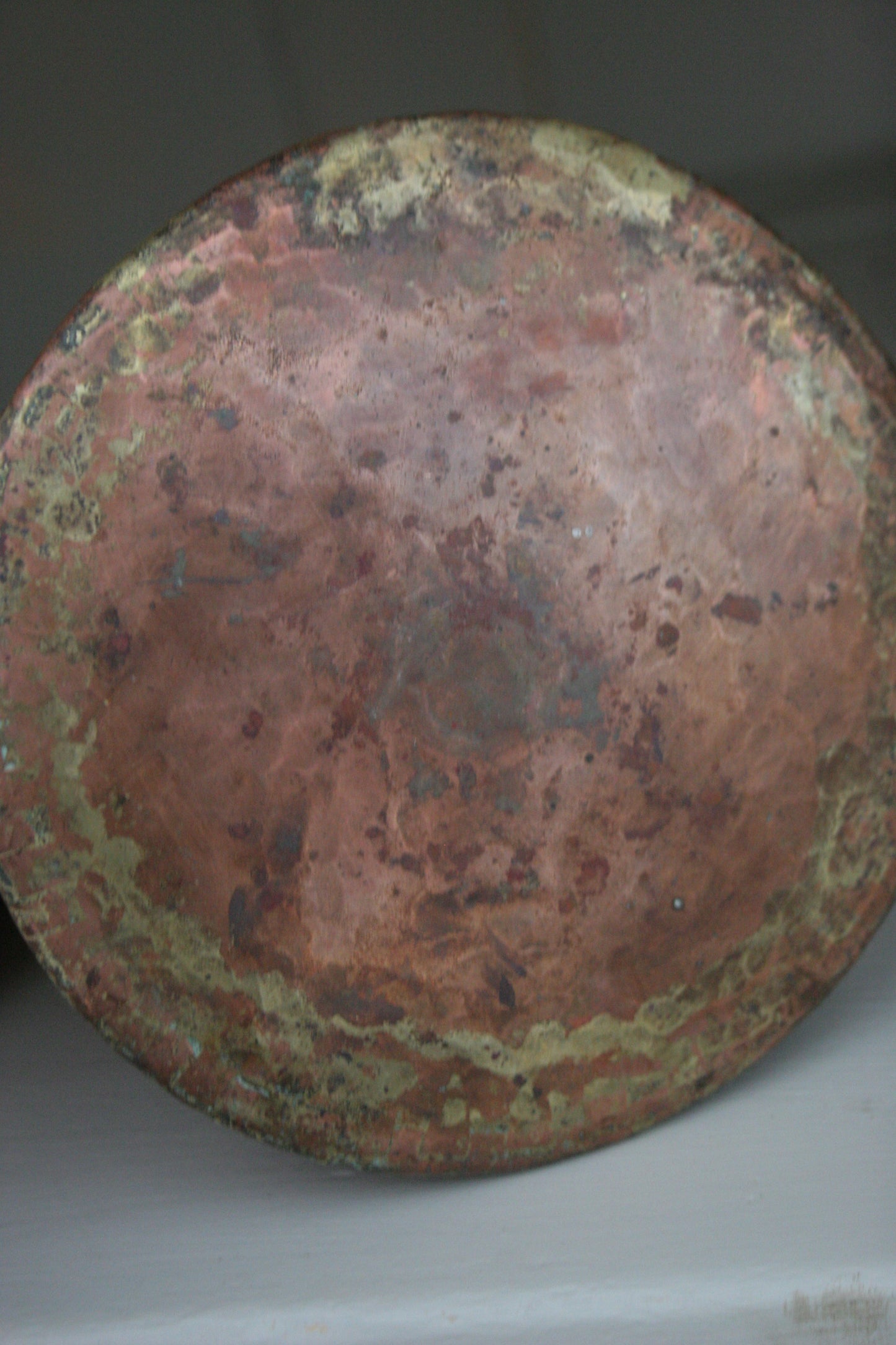 Antique French copper pots