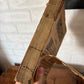 Antique wooden bible box with 1741 German bible