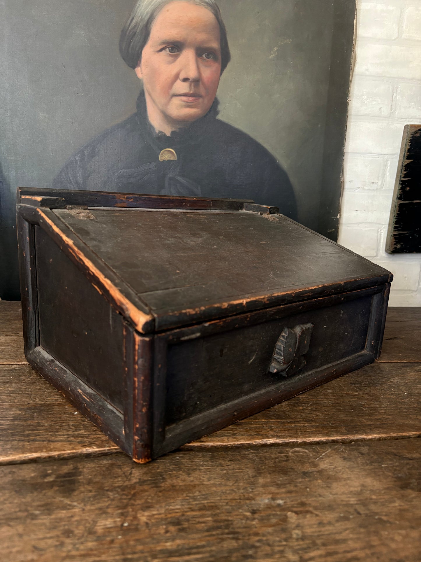 Antique bible & bible box
