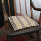 Antique French ticking stripe feather pillow