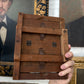 Antique wooden flower press