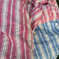Vintage ticking stripe feather mattress
