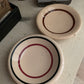 Vintage butter pat set