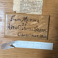 Antique wooden bible box with 1741 German bible