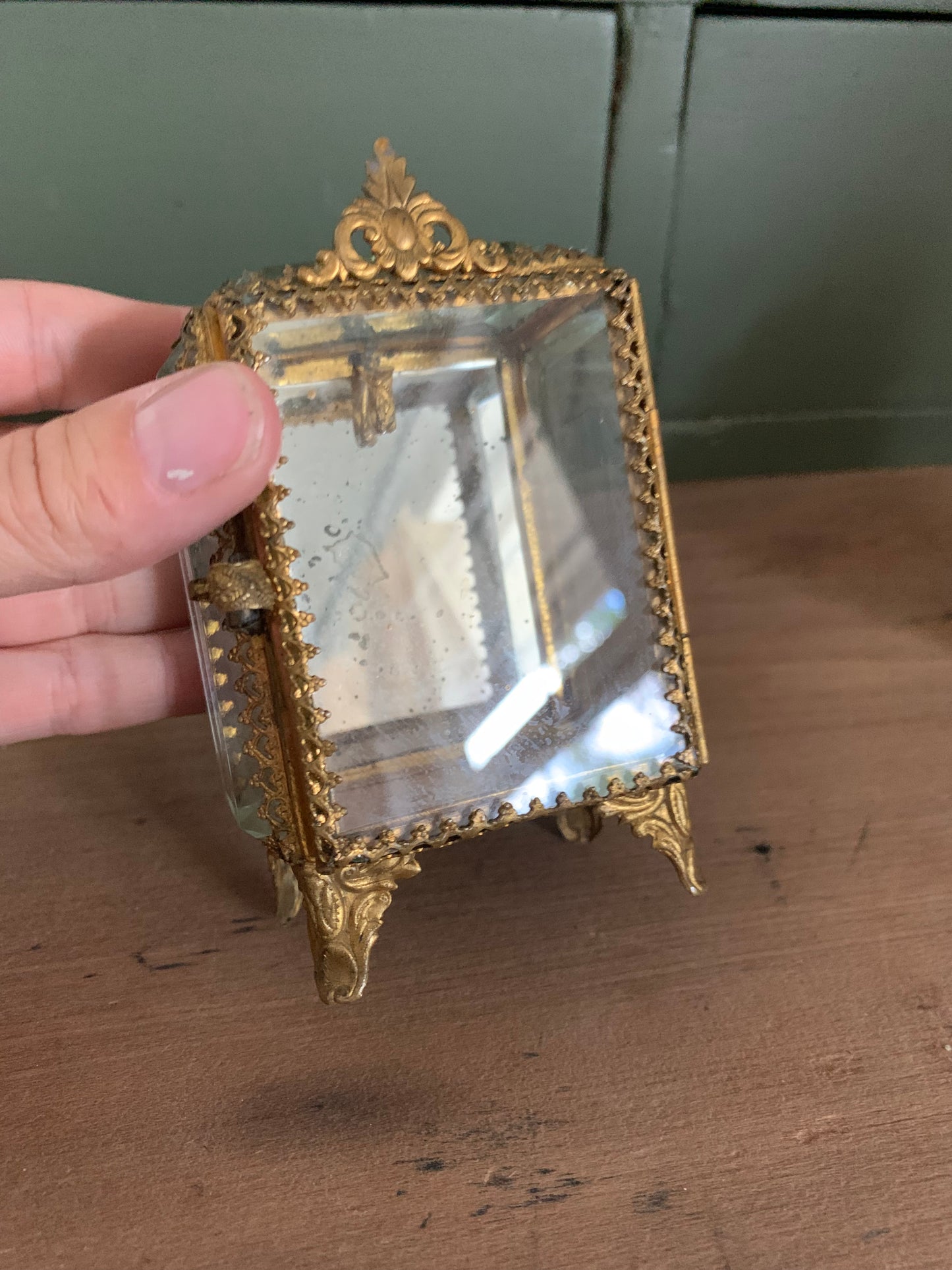 Rare antique French trinket box