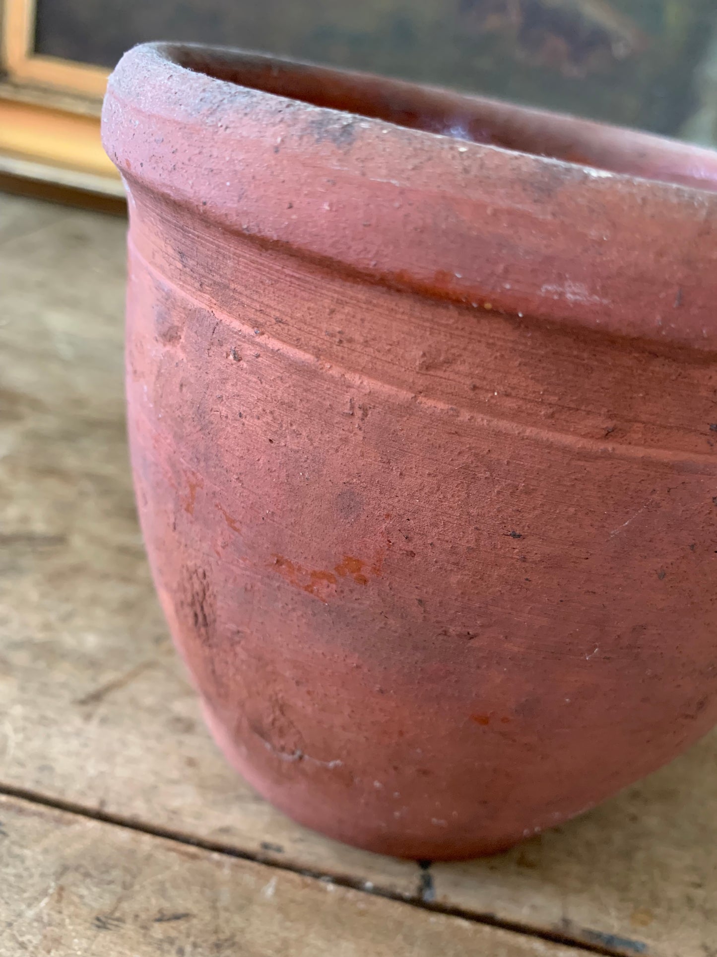 Antique terracotta pot