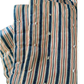 Rare Antique red & blue ticking mattress | wool filled