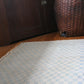 Antique checkered Turkish wool rug