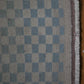 Antique checkered Turkish wool rug