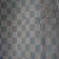 Antique checkered Turkish wool rug