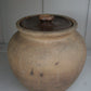 Antique Stoneware Pot with Lid