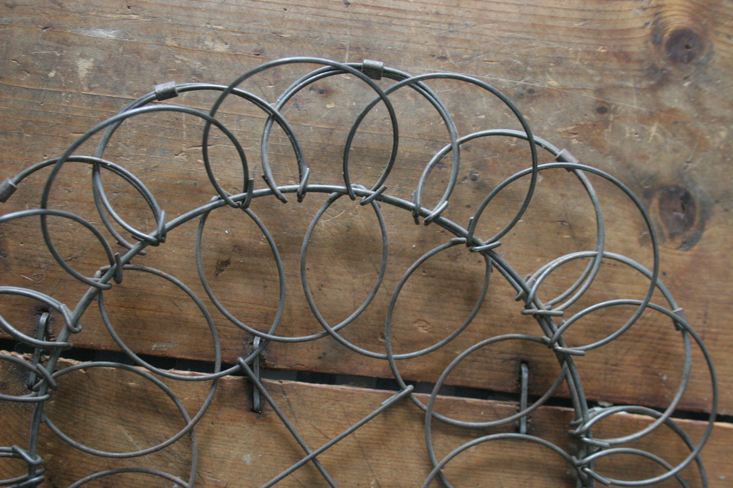 Antique French Wire Collapsable Egg Basket