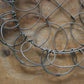 Antique French Wire Collapsable Egg Basket