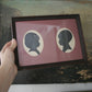 Vintage Framed Silhouettes