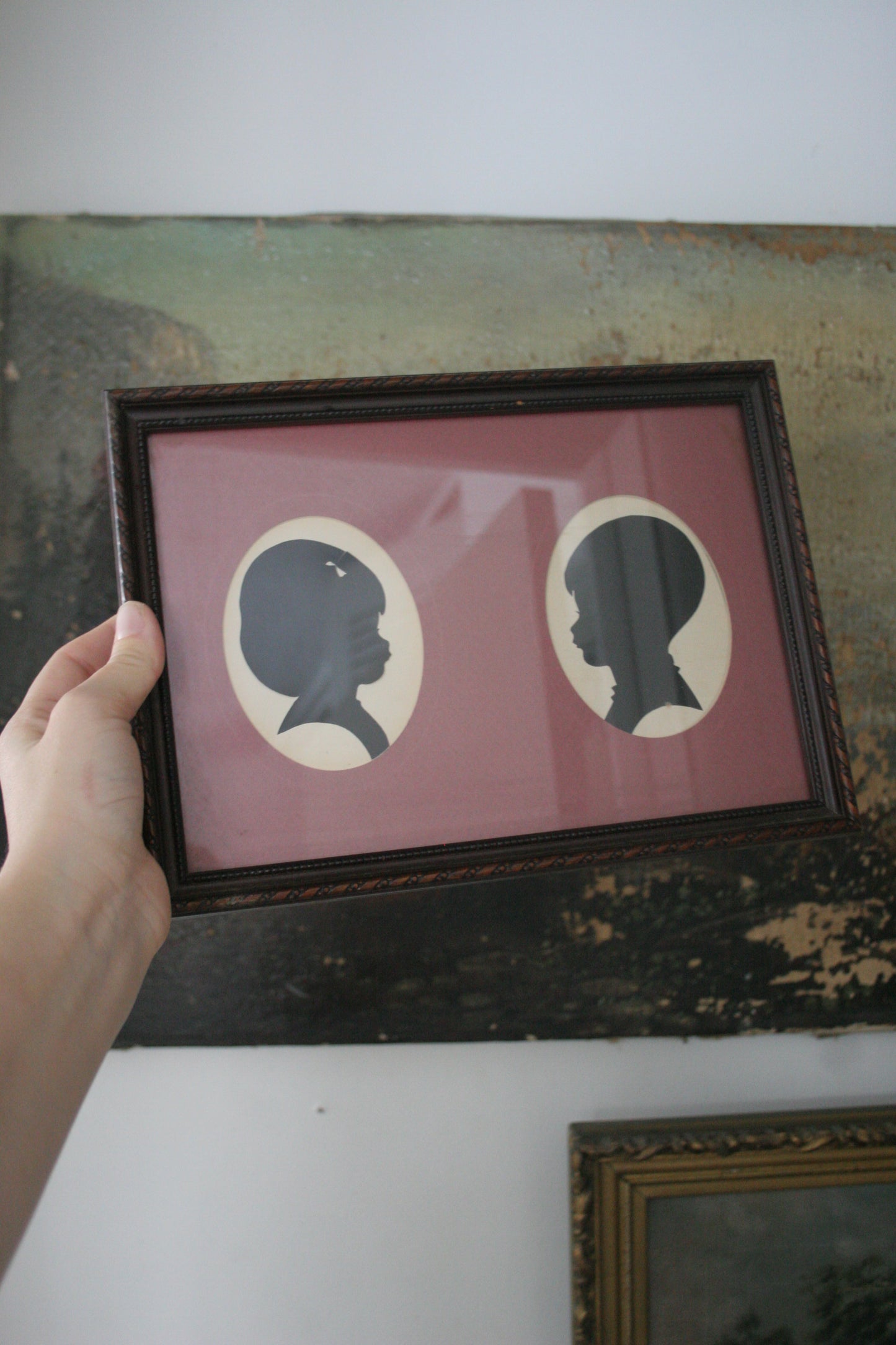 Vintage Framed Silhouettes