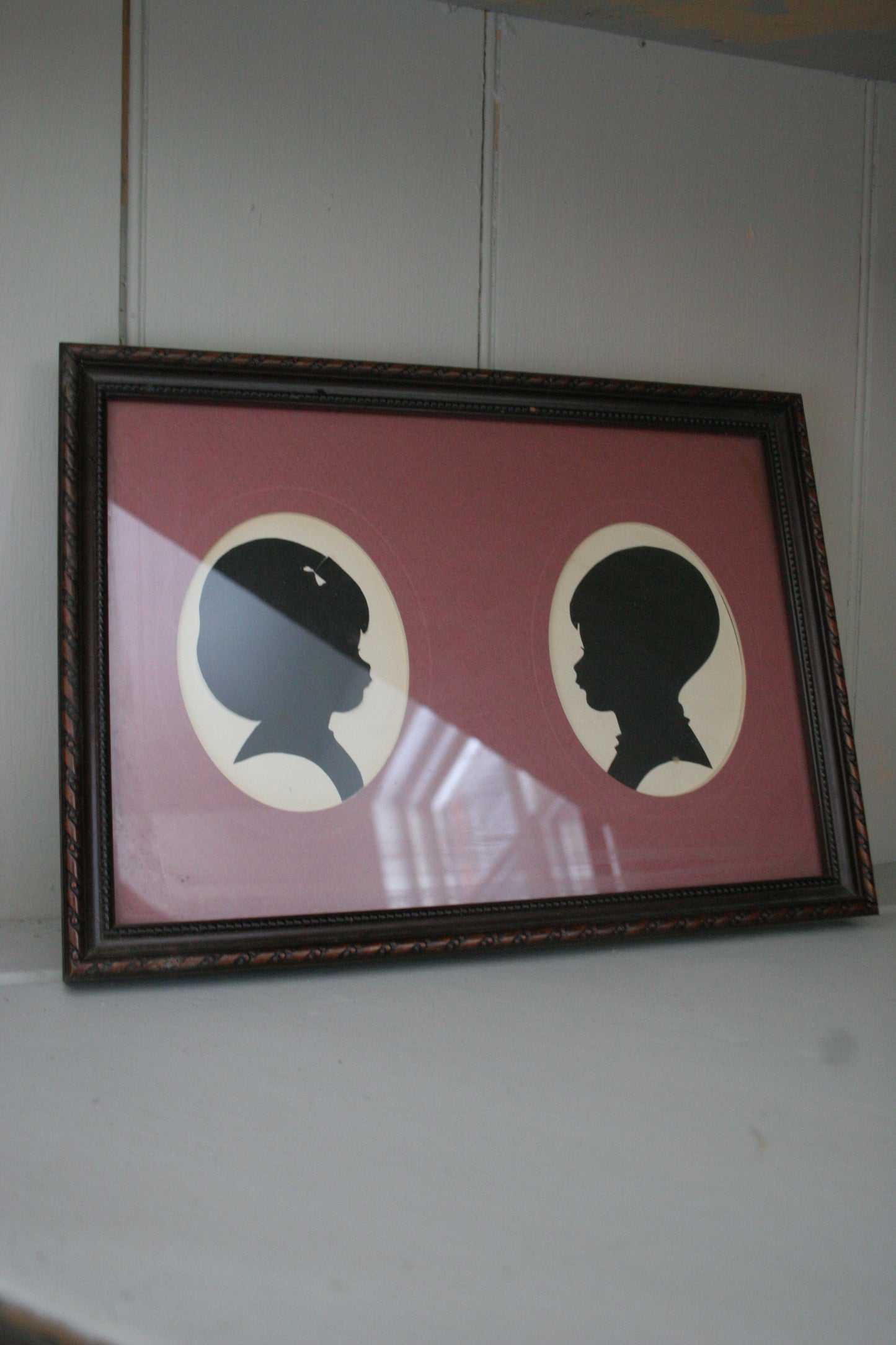 Vintage Framed Silhouettes