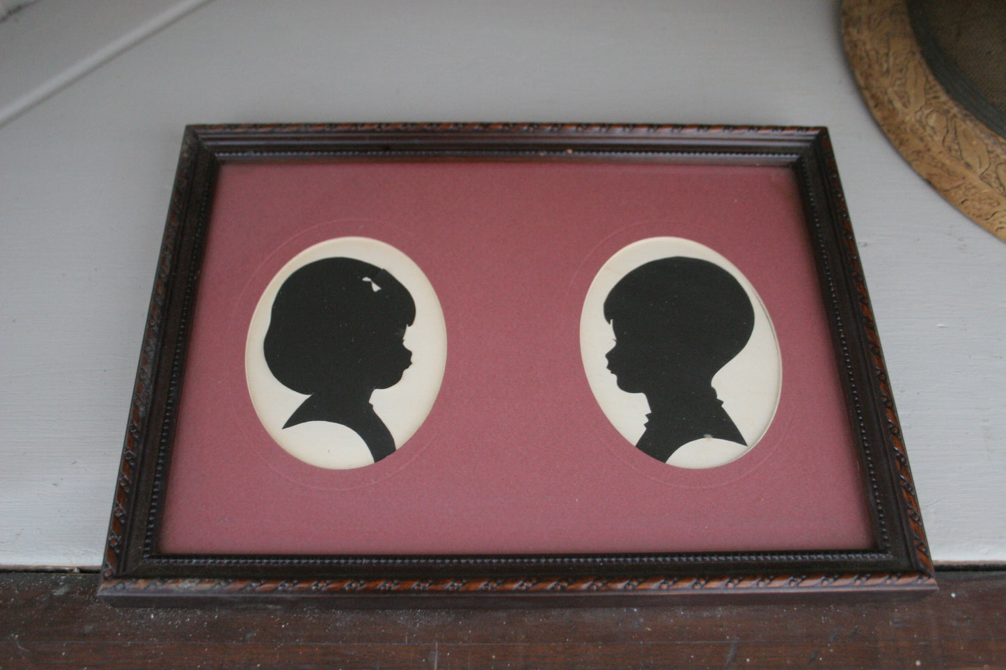 Vintage Framed Silhouettes