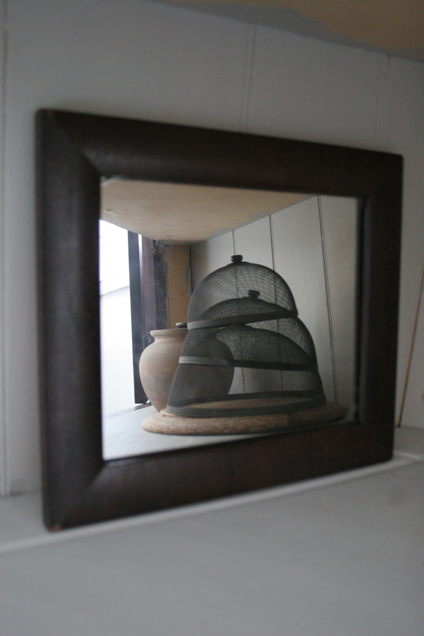 Antique Small Mirror