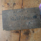 Antique Dutch Wooden Box with Calligraphy with bible