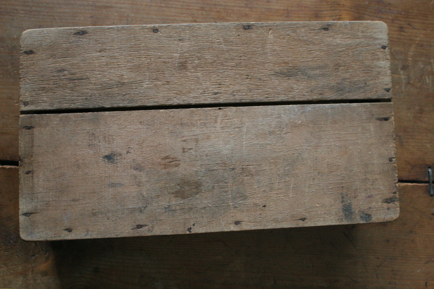 Antique Dutch Wooden Box with Calligraphy with bible