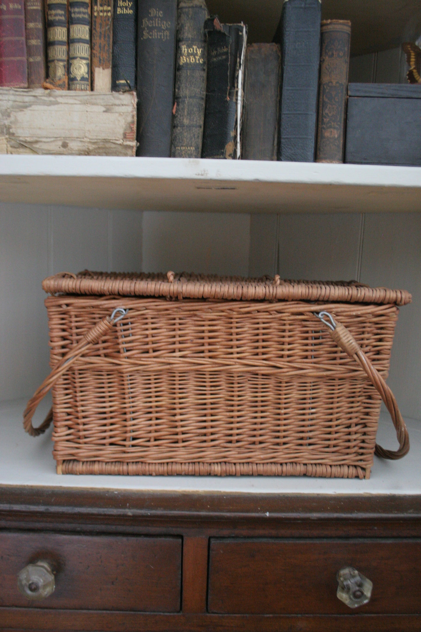 Vintage French Picnic Basket