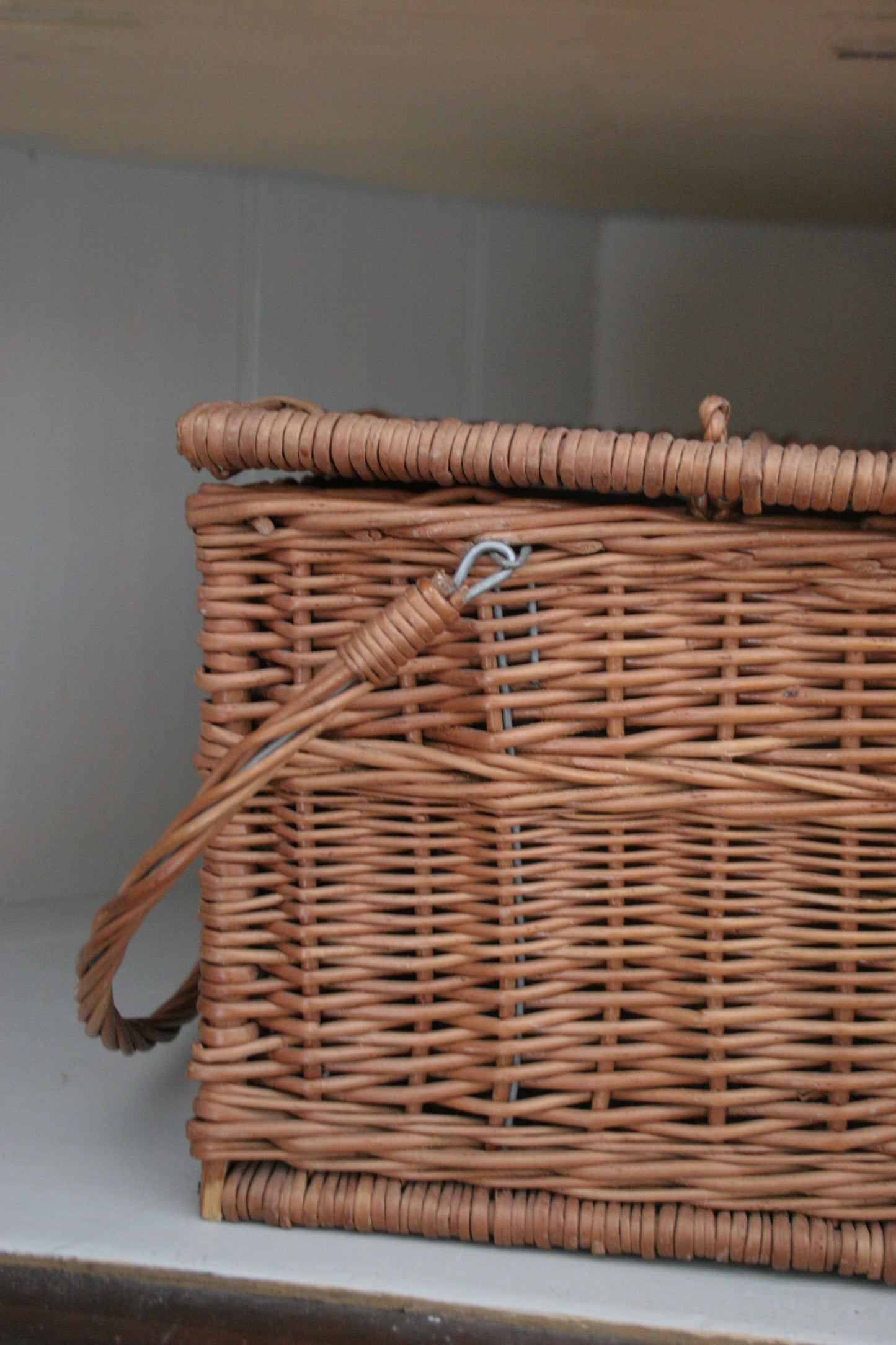 Vintage French Picnic Basket