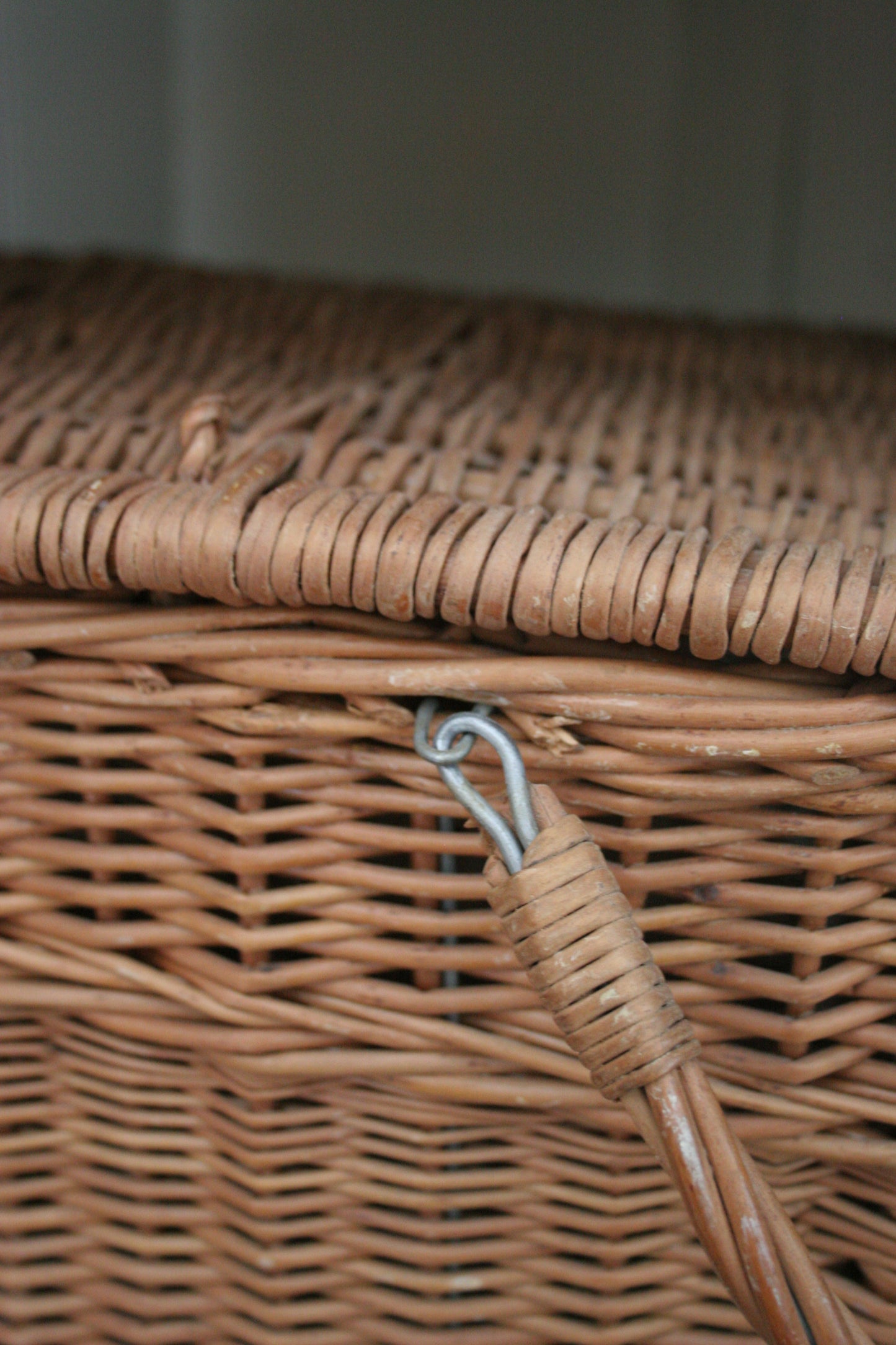 Vintage French Picnic Basket