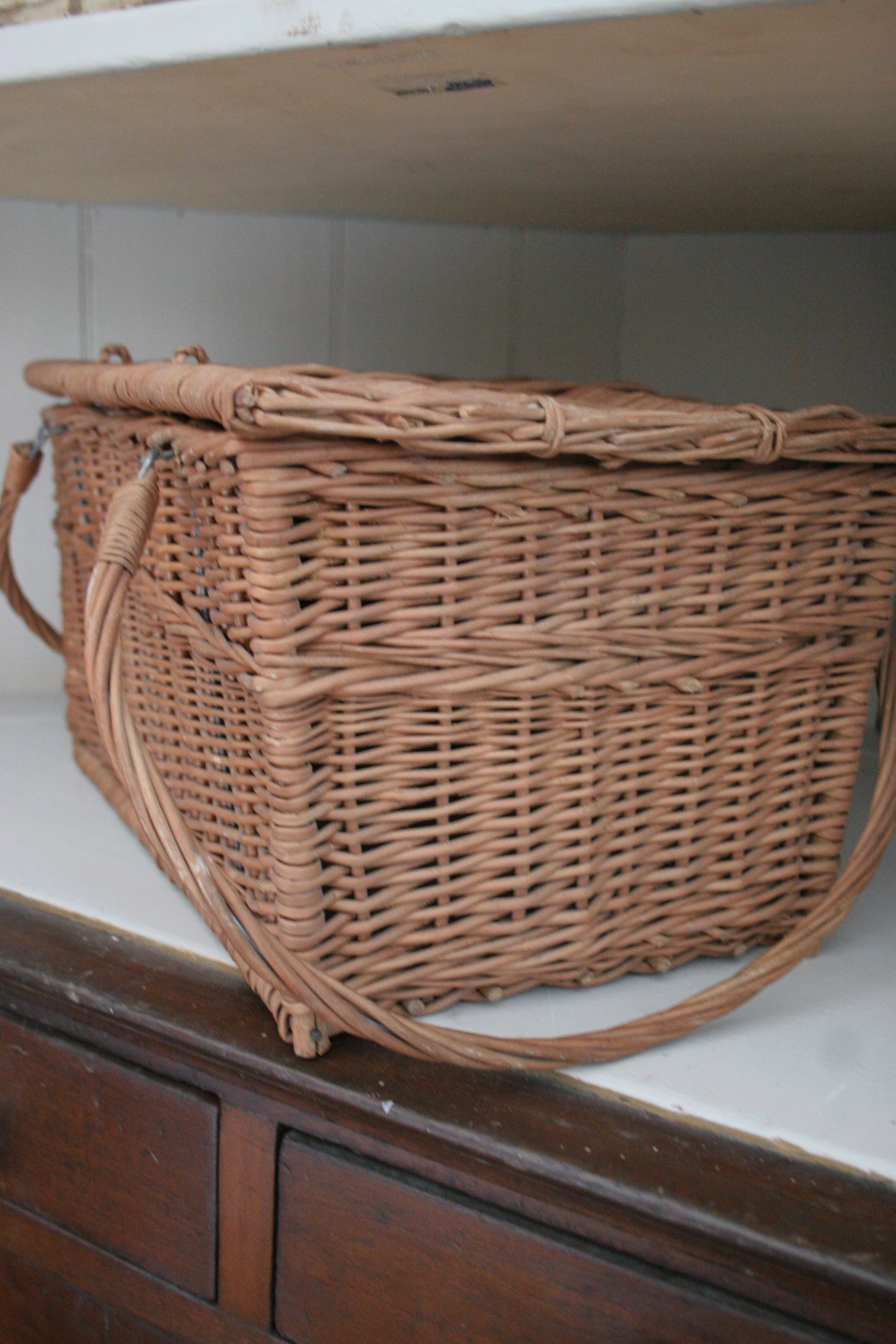 Vintage French Picnic Basket