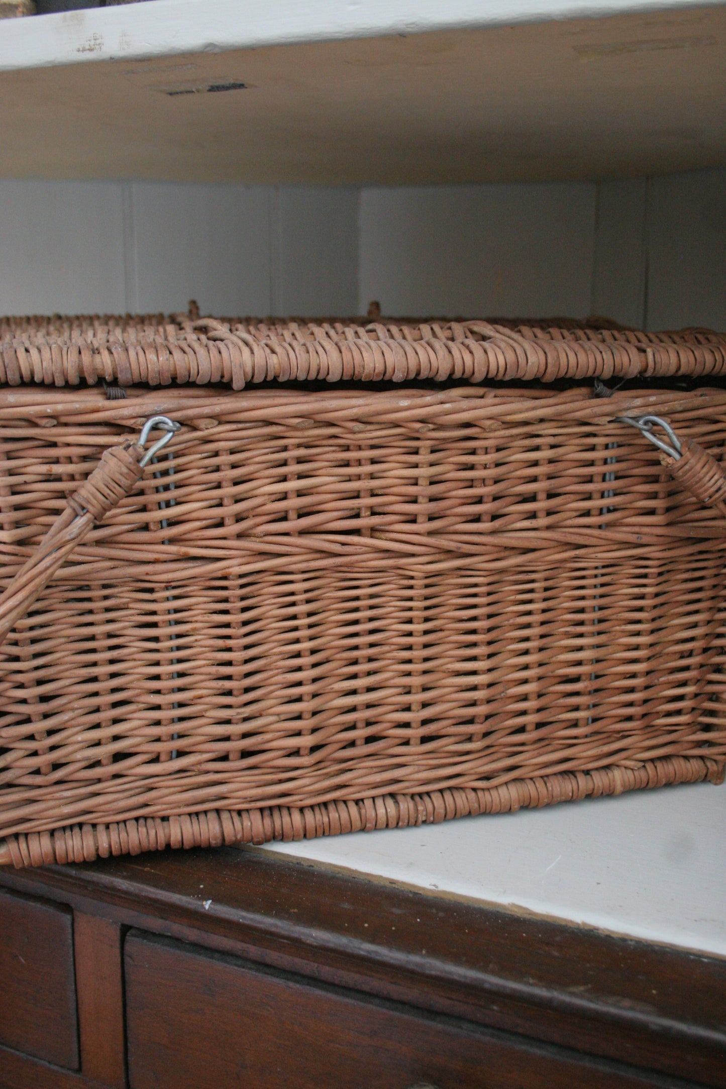 Vintage French Picnic Basket