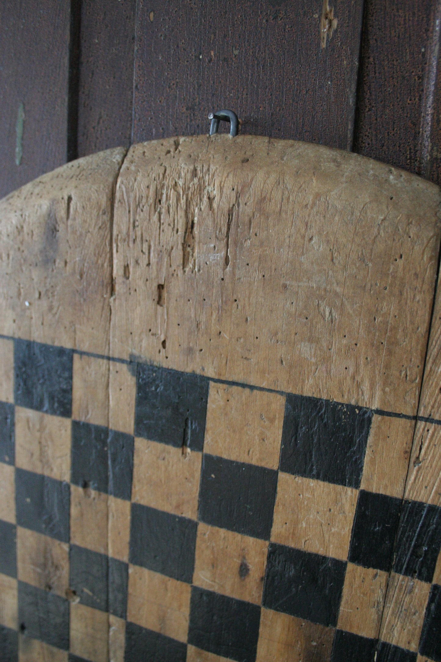 Antique Early Checkerboard / Gameboard