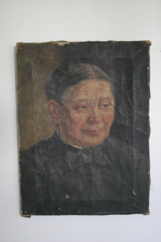 Antique Portrait Painting on canvas