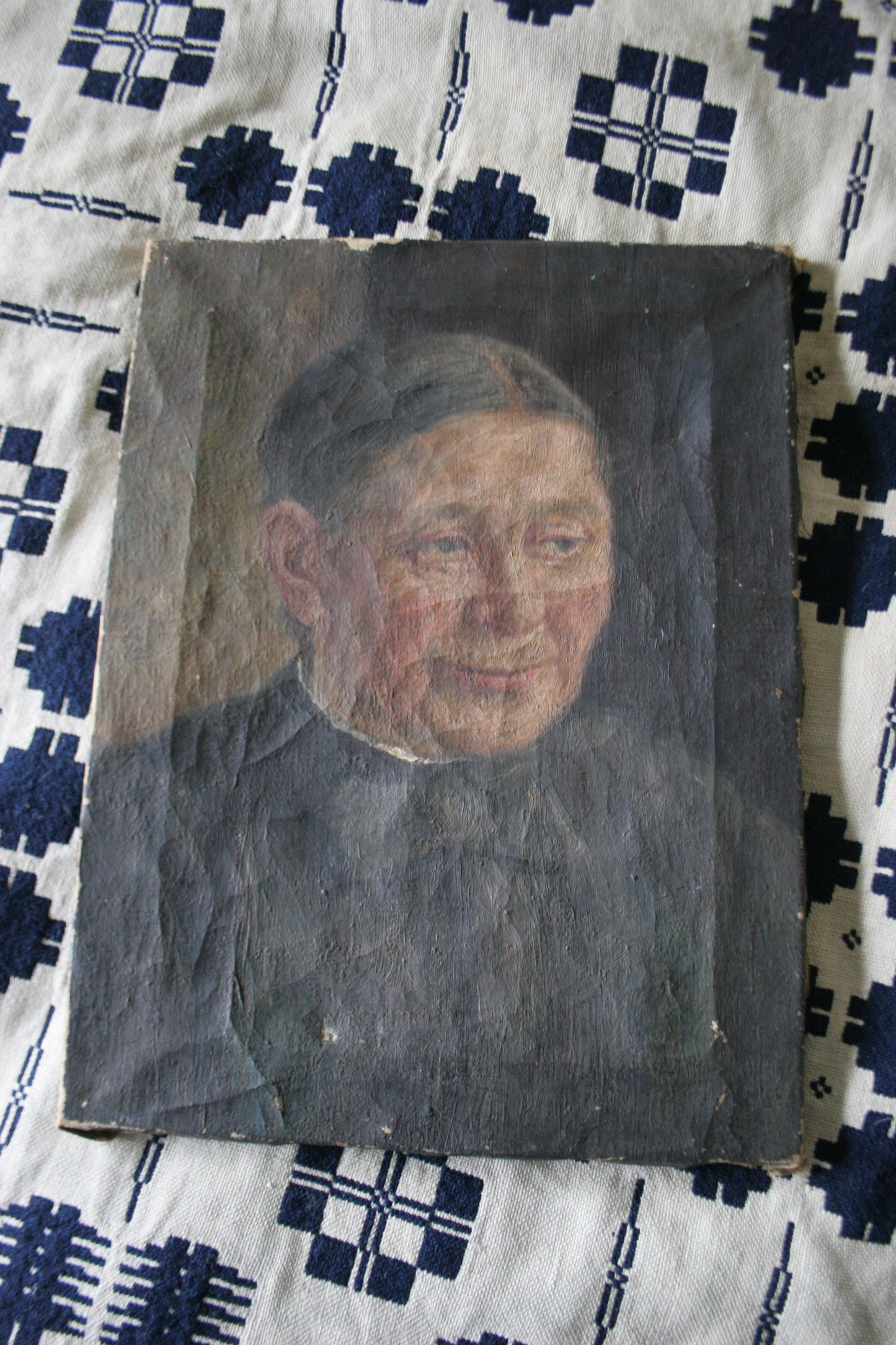 Antique Portrait Painting on canvas