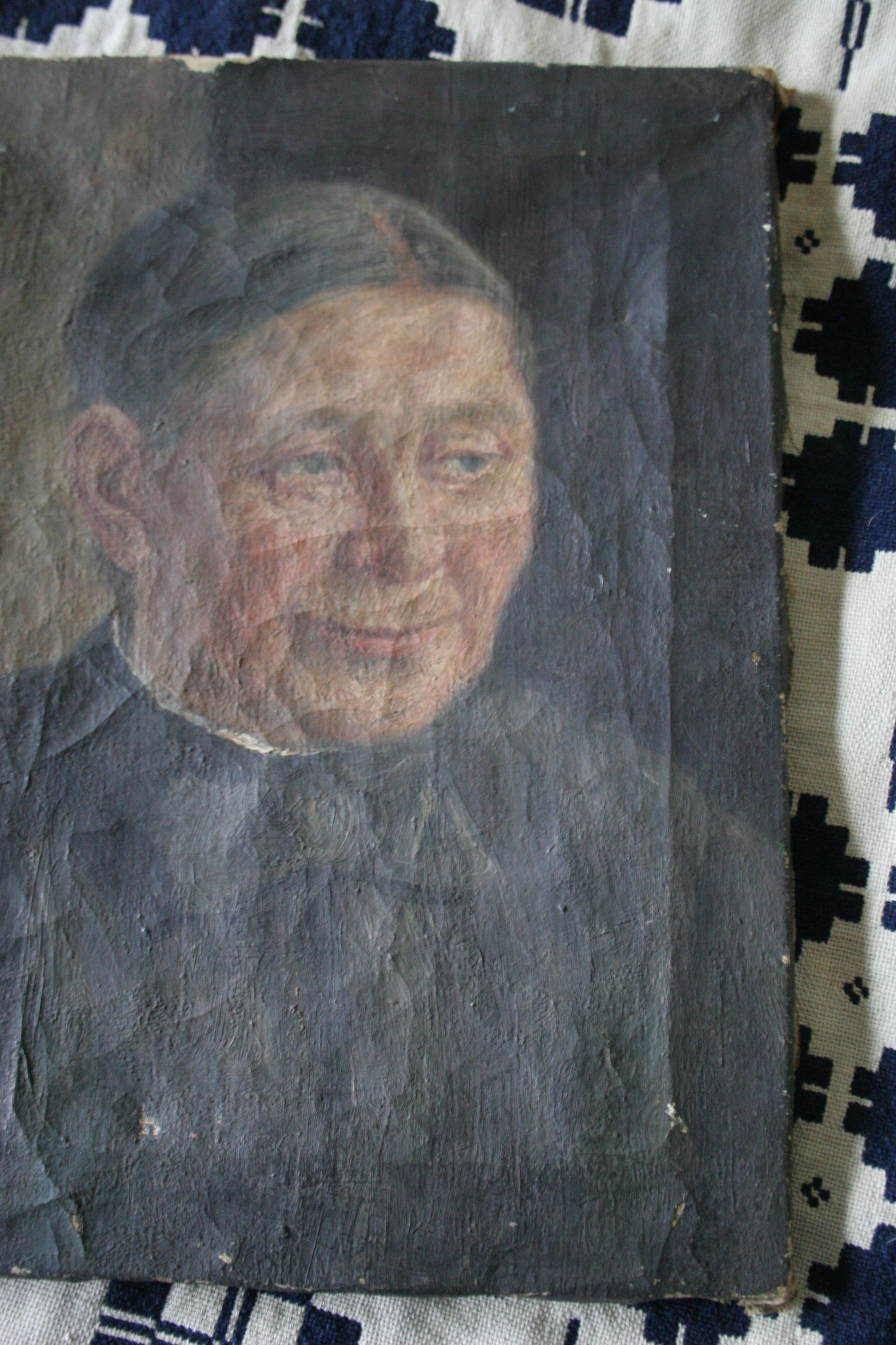 Antique Portrait Painting on canvas